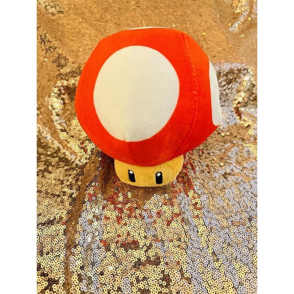 Nintendo Other - Nintendo Super Mario Plush Red Power Up Mushroom 5" Stuffed Animal  P1